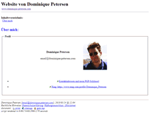 Tablet Screenshot of dominique-petersen.com